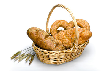 Basket with bread