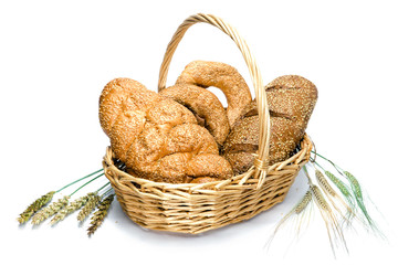Basket with bread