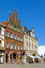 Obraz premium Historischer Marktplatz in Minden an der Weser