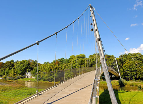 Die Glacisbr&uuml;cke in Minden an der Weser