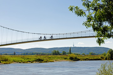 Die Glacisbrücke in Minden an der Weser