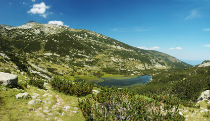 Fototapeta na wymiar Panorama of Pirin National Park, bulgarian unesco heritage