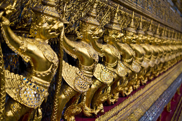 Golden garuda in grand palace, Bangkok