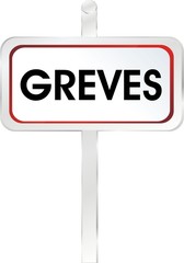 pancarte gr&ecirc;ves