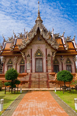 Buddhist temple in  Thailand. .