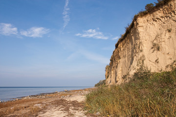 Steilküste an der Ostsee