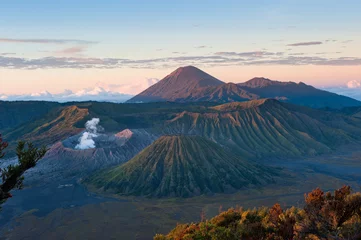 Foto auf Acrylglas Indonesien Bromo volcano at sunrise, Java, Indonesia