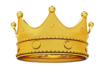 Golden crown - bottom view