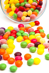 Candy in a glass jar