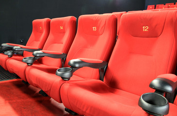Empty cinema seats