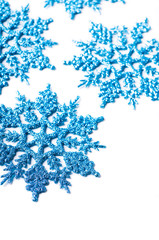 decorative snowflake isolated