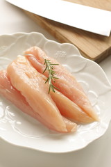 Freshness chicken breast meat from Japane