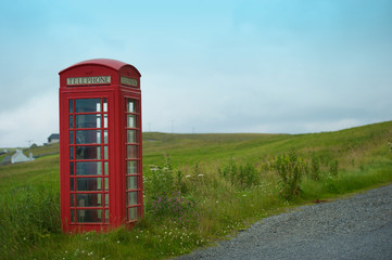 english phone box