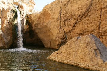 Waterfall in the oasis
