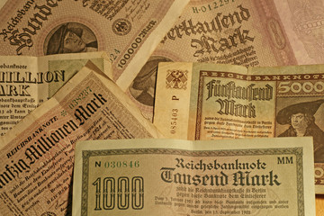 old german banknotes