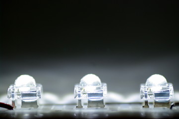 白色FluxLED点灯試験