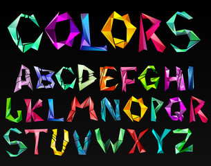 crystal color alphabet