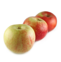 Fototapeta na wymiar Three apples