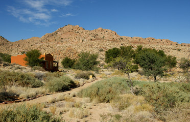 maison dans le desert