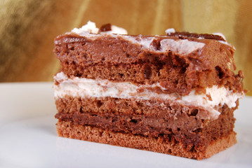 Part de Gâteau au Chocolat