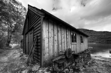 Obraz premium Countryside B&W