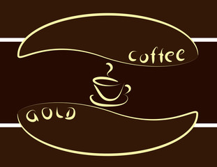 Gold coffee
