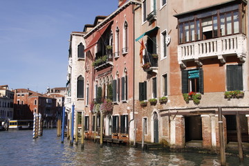 Fototapeta na wymiar Canal Grande in Venedig