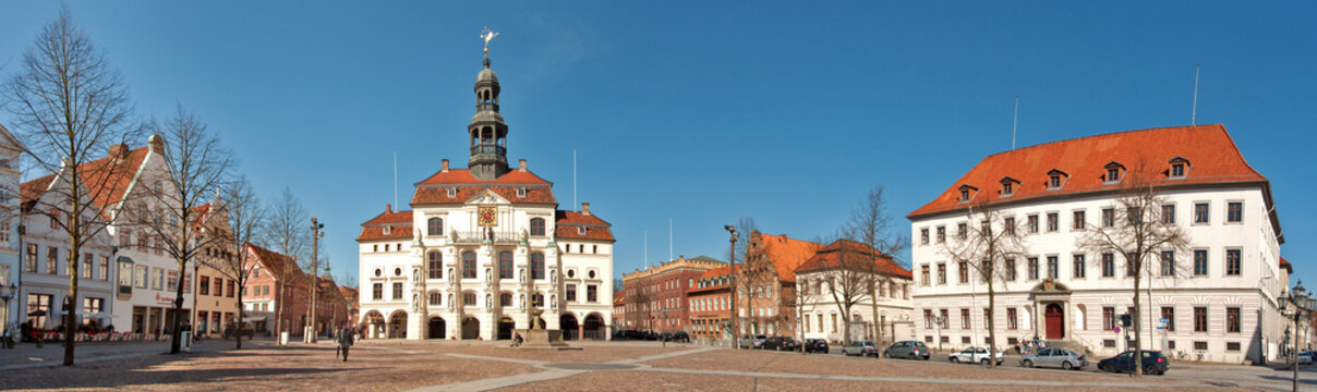 Rathauspanorama in L&uuml;neburg