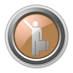 Bronze 3D Style Button 