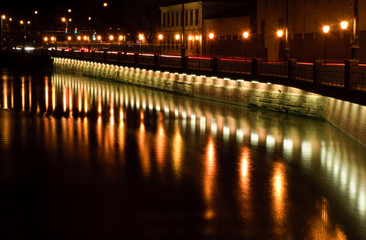 Fototapeta na wymiar Wrocław nocą
