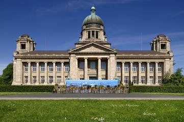 Fototapeta na wymiar Hanseatisches Oberlandesgericht in Hamburg