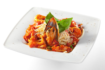 Pasta - Linguine with Seafood