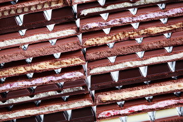 stack of chocolate