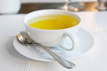 Cup of green/herbal tea