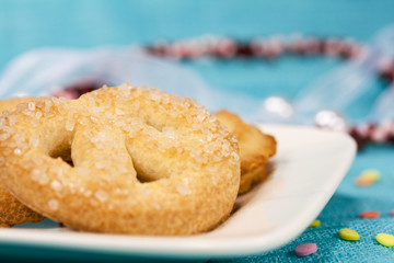 Teller mit Plätzchen
