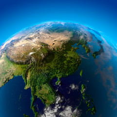 Beautiful Earth - East Asia from space