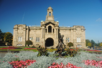 Historic Hall and Formal gardens in yorkshire