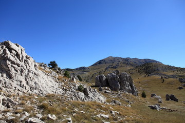Fototapeta na wymiar Dinaric alps (Croatia)