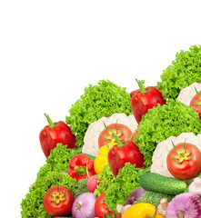 Assorted fresh vegetables