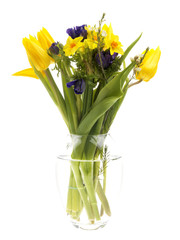 Vase Of Spring Flowers