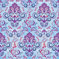 Abstract seamless floral pattern