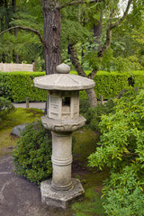 Fototapeta na wymiar Stone Lantern at Japanese Garden 3
