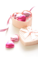 Red heart Chocolate for St. Valentine's Day image