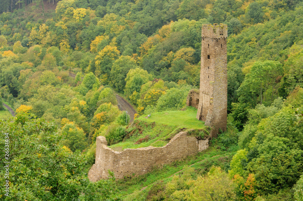 Poster Monreal Burg - Monreal castle 01