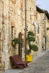 Fototapeta na wymiar lovely tuscan ulica