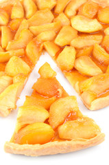 Morceau de tarte aux pommes