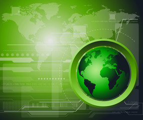 Vector tech abstract background