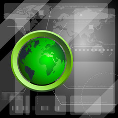 Vector abstract futuristic background