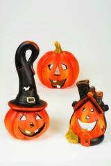 tre zucche di halloween