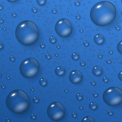 Water Drops on Wet Surface Vector